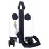 Valiza copii ride-on Stitch Exited ABS 4 roti alba 45x31x20 cm