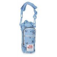 Geanta umar pentru sticla Pepe Jeans Olivia, bleu 8x20.5x8 cm