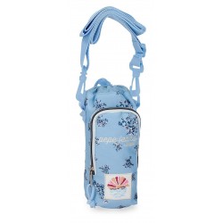 Geanta umar pentru sticla Pepe Jeans Olivia, bleu 8x20.5x8 cm