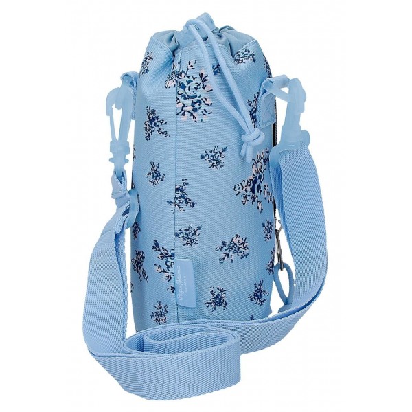 Geanta umar pentru sticla Pepe Jeans Olivia, bleu 8x20.5x8 cm