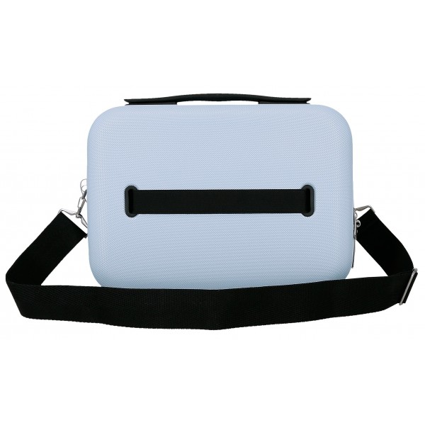 Geanta cosmetice Pepe Jeans Olivia, ABS, adaptabila bleu 25x21x15 cm