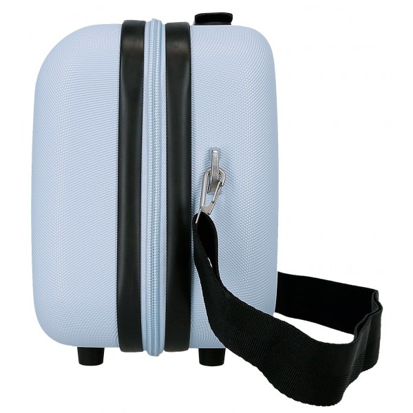 Geanta cosmetice Pepe Jeans Olivia, ABS, adaptabila bleu 25x21x15 cm