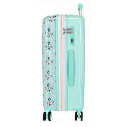 Troler mediu Pepe Jeans Sun ABS verde turcoaz 46x65x25 cm