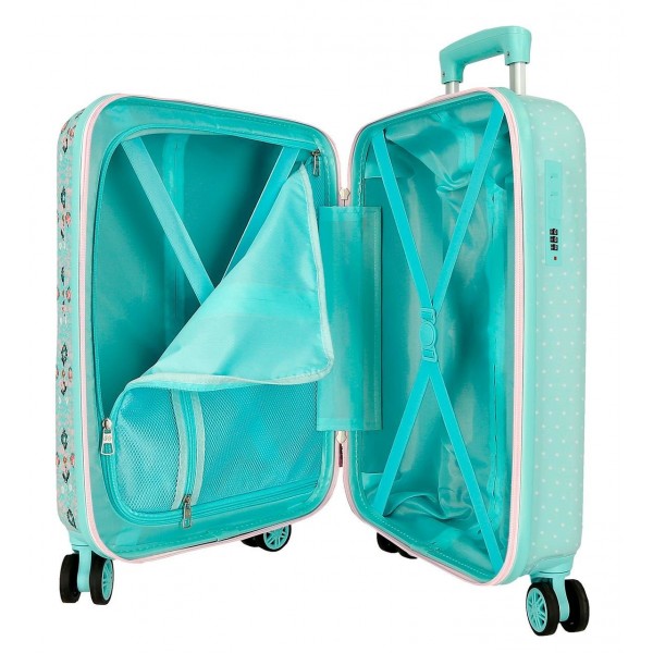 Troler cabina Pepe Jeans Sun ABS verde turcoaz 38x55x20 cm