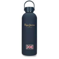 Sticla termo 500 ml Pepe Jeans Arwyn din otel inoxidabil bleumarin 7.4x23.5x7.4 cm