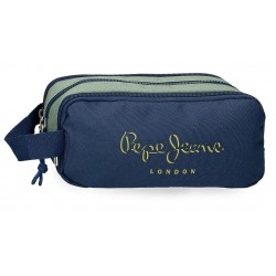 Penar Pepe Jeans Arwyn bleumarin, 3 compartimente 9x10x22 cm