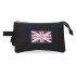 Penar Pepe Jeans Henry negru, 3 compartimente 5x12x22 cm