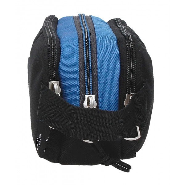 Penar Pepe Jeans Henry negru, 3 compartimente 9x10x22 cm