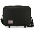 Geanta cosmetice Pepe Jeans Aris, ABS, adaptabila neagra 25x21x15 cm