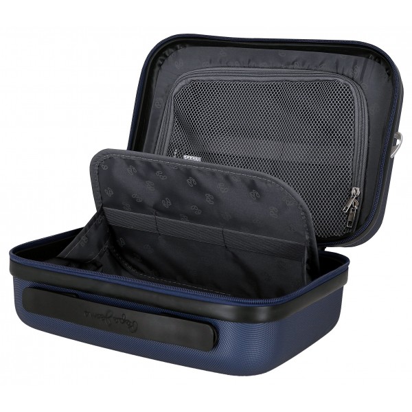 Geanta cosmetice Pepe Jeans Aris, ABS, adaptabila bleumarin 25x21x15 cm
