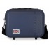 Geanta cosmetice Pepe Jeans Aris, ABS, adaptabila bleumarin 25x21x15 cm