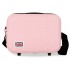 Geanta cosmetice Pepe Jeans Aris, ABS, adaptabila roz 25x21x15 cm