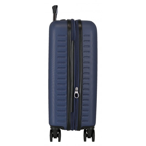 Troler cabina Pepe Jeans Aris, ABS, extensibil, bleumarin, 55x40x20 cm