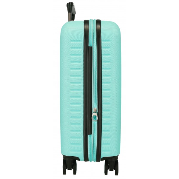 Troler cabina Pepe Jeans Aris, ABS, extensibil, turcoaz 55x40x20 cm