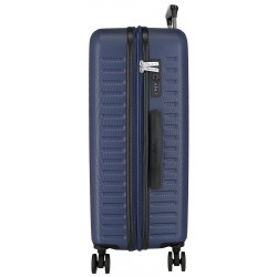 Troler mediu Pepe Jeans Aris, ABS, extensibil, bleumarin, 68x48x27 cm