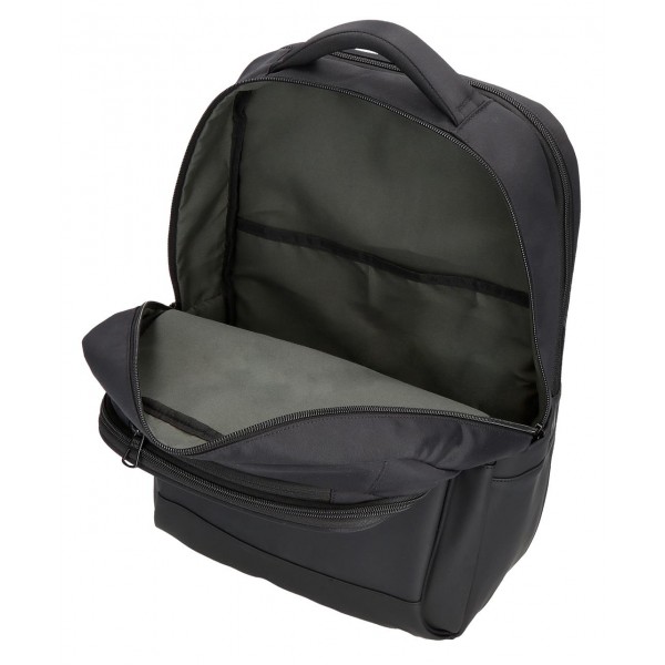 Rucsac barbati Pepe Jeans Sail Up, 2 compartimente, buzunare laptop/tableta, negru 44x31x15 cm