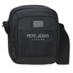 Geanta umar barbati Pepe Jeans Durham neagra 17x22x8 cm