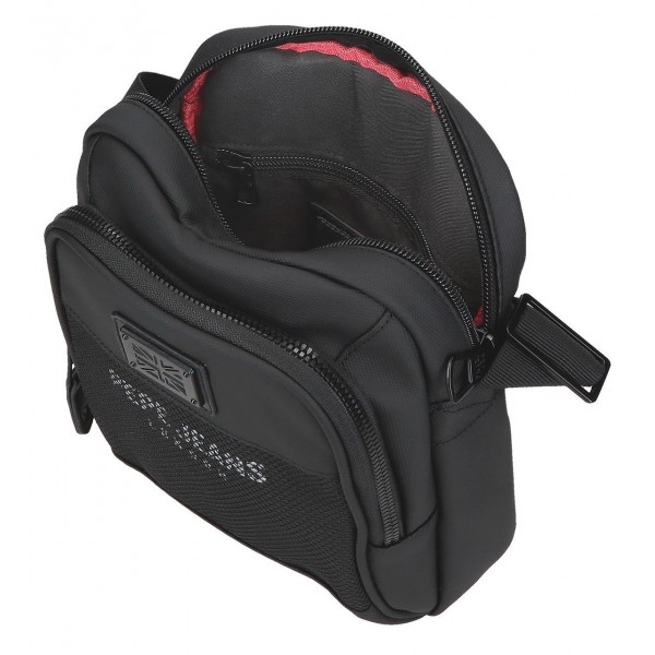Geanta umar barbati Pepe Jeans Durham neagra 17x22x8 cm