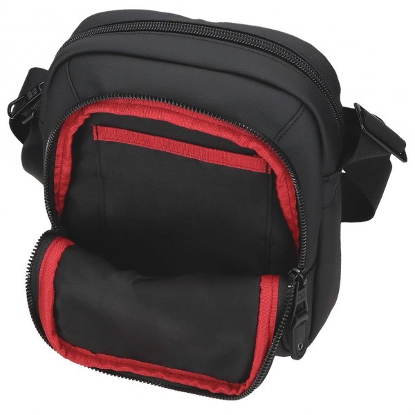 Geanta umar barbati Pepe Jeans Durham neagra 17x22x8 cm
