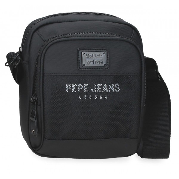 Geanta umar barbati Pepe Jeans Durham neagra 17x22x8 cm