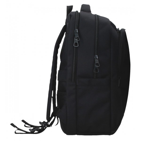 Rucsac barbati Pepe Jeans Matlock 2 compartimente, buzunare laptop/tableta negru 44x31x15 cm