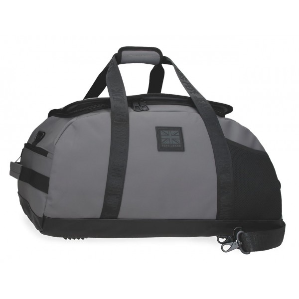 Geanta voiaj Pepe Jeans Hoxton gri 32x56x25.5 cm