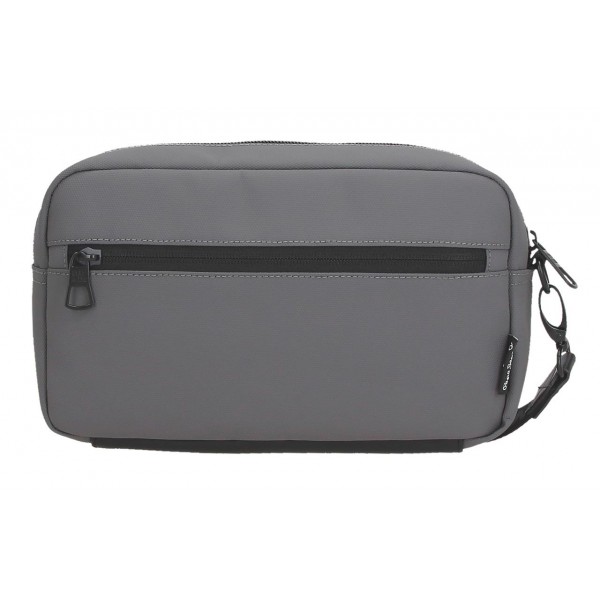 Borseta mana barbati Pepe Jeans Hoxton gri 15x16x24 cm