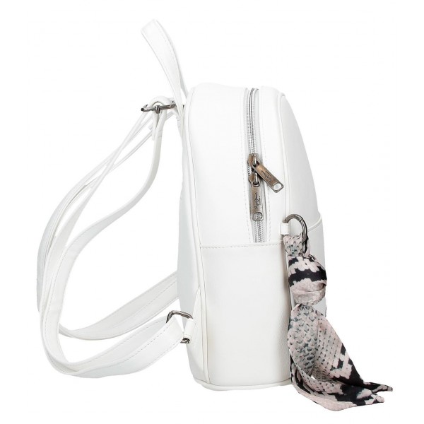 Rucsac dama Pepe Jeans Margaret alb 26x23x10 cm