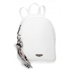 Rucsac dama Pepe Jeans Margaret alb 26x23x10 cm