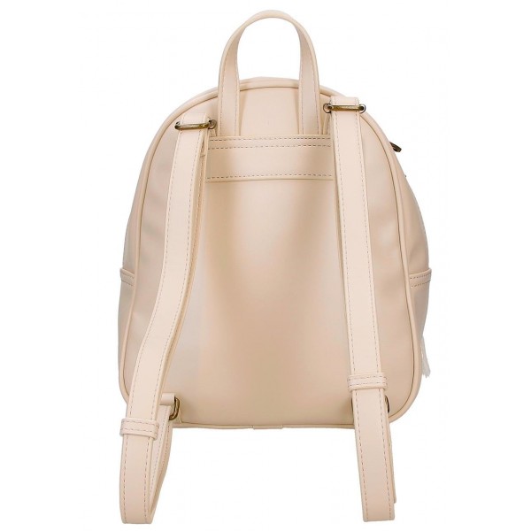 Mini rucsac dama Pepe Jeans Clara bej 27.5x21x10 cm