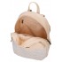 Mini rucsac dama Pepe Jeans Clara bej 27.5x21x10 cm