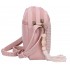 Geanta umar dama Pepe Jeans Clara 2 compartimente roz 17.5x24x7 cm