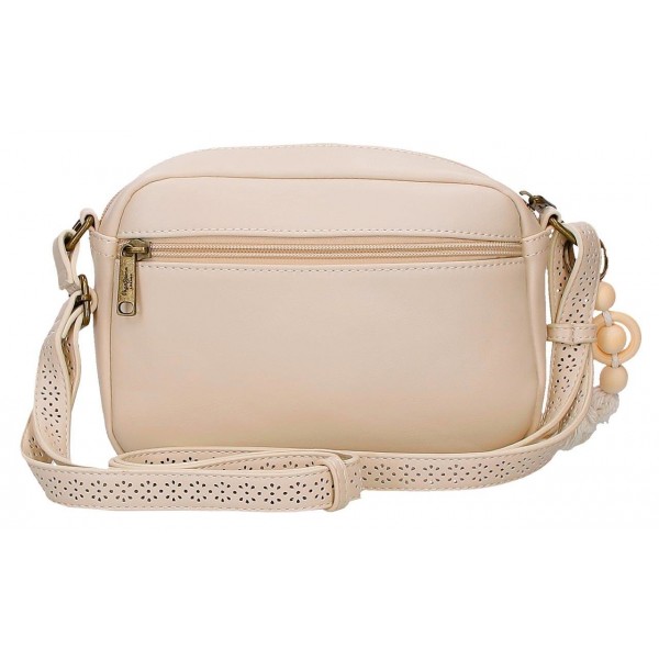 Geanta umar dama Pepe Jeans Clara bej 15x21x6 cm