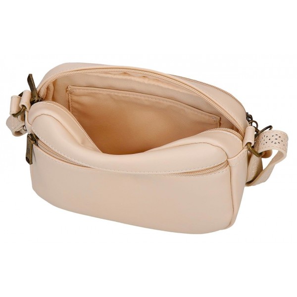 Geanta umar dama Pepe Jeans Clara bej 15x21x6 cm