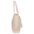 Geanta tote Pepe Jeans Clara, compartimente laptop/tableta, bej 30x36x12 cm