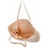 Geanta tote Pepe Jeans Clara, compartimente laptop/tableta, bej 30x36x12 cm