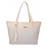 Geanta tote Pepe Jeans Clara, compartimente laptop/tableta, bej 30x36x12 cm