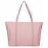 Geanta tote Pepe Jeans Clara compartimente laptop/tableta roz 30x36x12 cm
