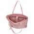 Geanta tote Pepe Jeans Clara compartimente laptop/tableta roz 30x36x12 cm