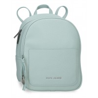 Rucsac casual dama Pepe Jeans Paolo verde turcoaz 27.5x21x10 cm