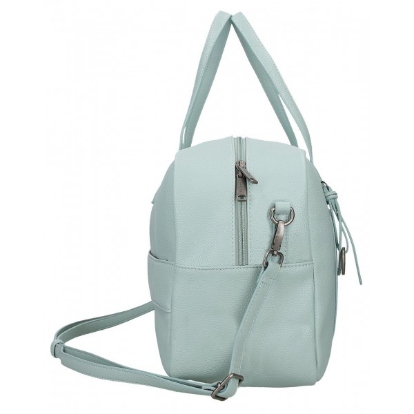Geanta voiaj dama Pepe Jeans Paolo verde turcoaz 25x40x15 cm