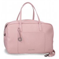Geanta voiaj dama Pepe Jeans Paolo roz 25x40x15 cm