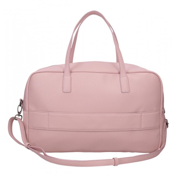 Geanta voiaj dama Pepe Jeans Paolo roz 25x40x15 cm