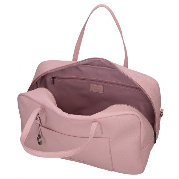 Geanta voiaj dama Pepe Jeans Paolo roz 25x40x15 cm