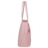 Geanta tote Pepe Jeans Paolo cu compartimente laptop/tableta, roz 29x40x14 cm