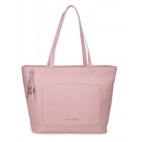 Geanta tote Pepe Jeans Paolo cu compartimente laptop/tableta, roz 29x40x14 cm