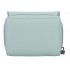 Portofel dama Pepe Jeans Paolo cu protectie RFID, verde turcoaz 8x10x3 cm