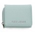 Portofel dama Pepe Jeans Paolo cu protectie RFID, verde turcoaz 8x10x3 cm