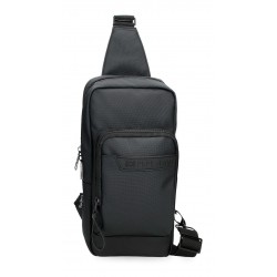 Rucsac crossbody Pepe Jeans Dorking negru 16x31x5.5 cm