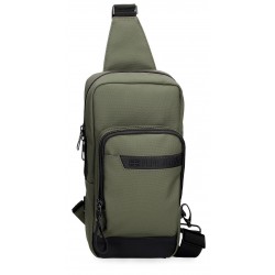 Rucsac crossbody Pepe Jeans Dorking kaki 16x31x5.5 cm
